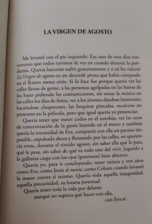 La Virgen de agosto. Última noticias de la humanidad. Francisco Hermoso de Mendoza. Ápeiron Ediciones, 2023